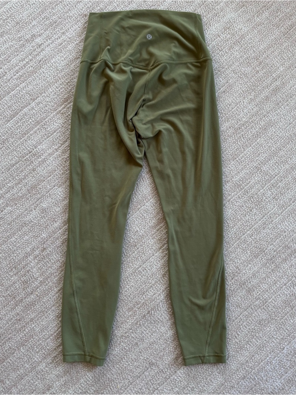 lululemon athletica Olive Green High-Rise Leggings size 6